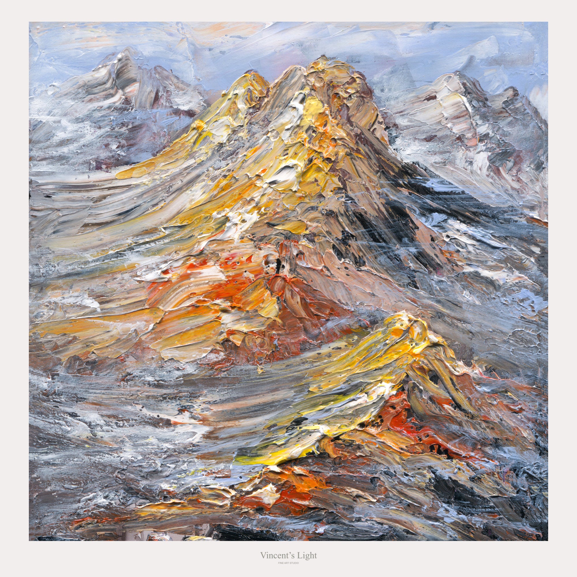 Crête montante