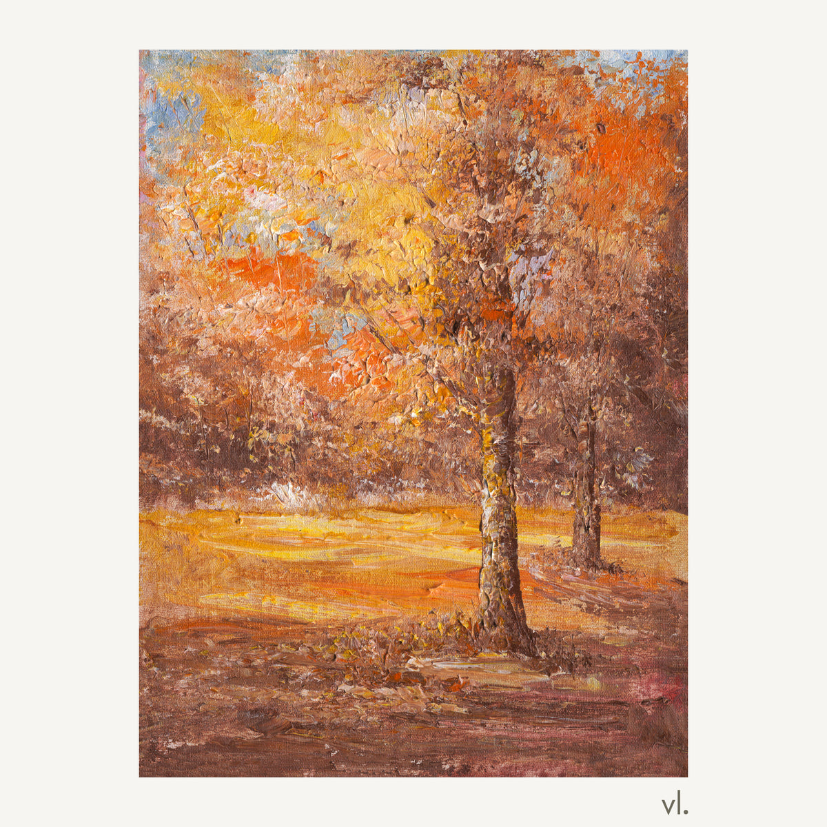 Golden Grove by Yingzhi Chen, original painting, full view