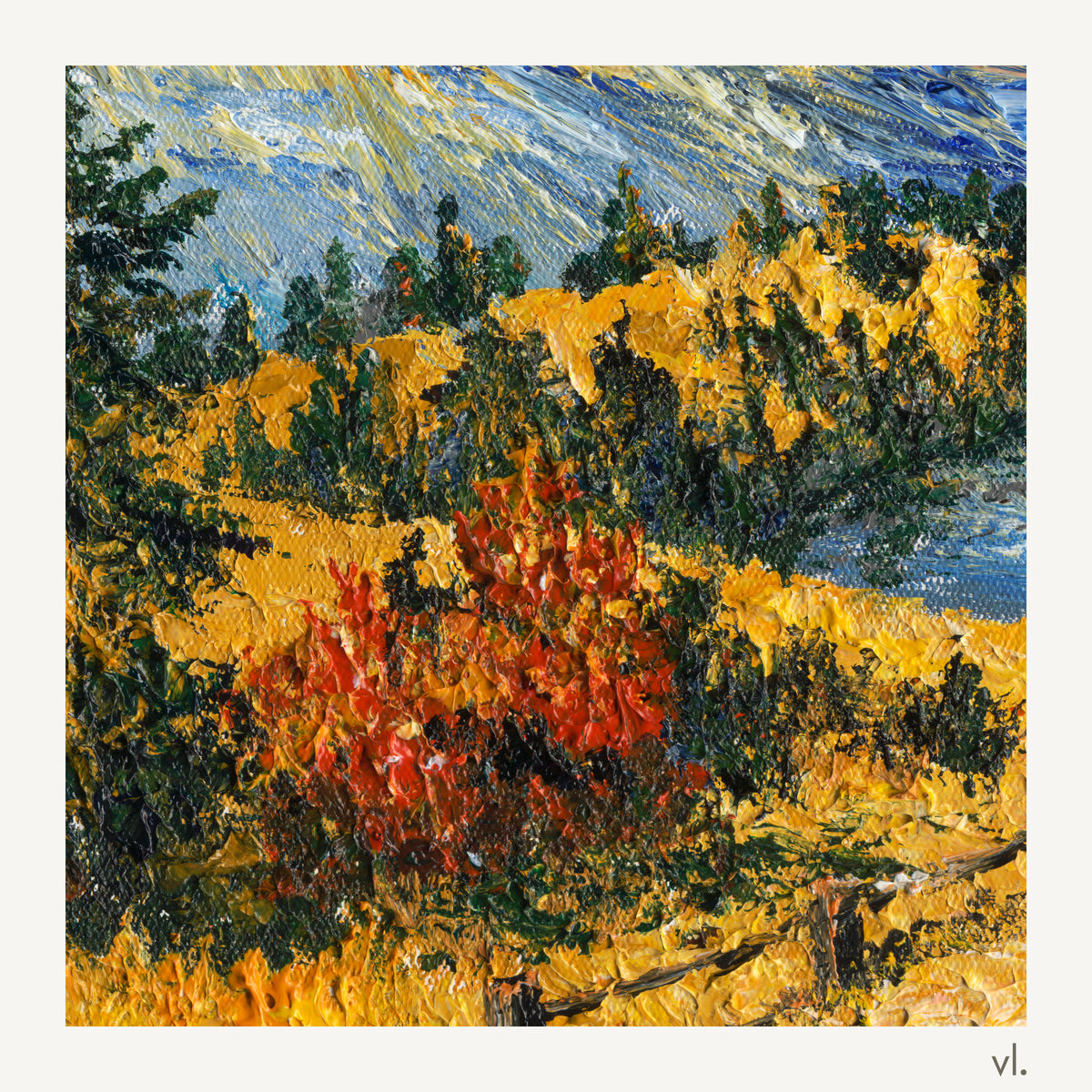 Second detail of Okanagan Lake from the Heights by Zhongda Huang
