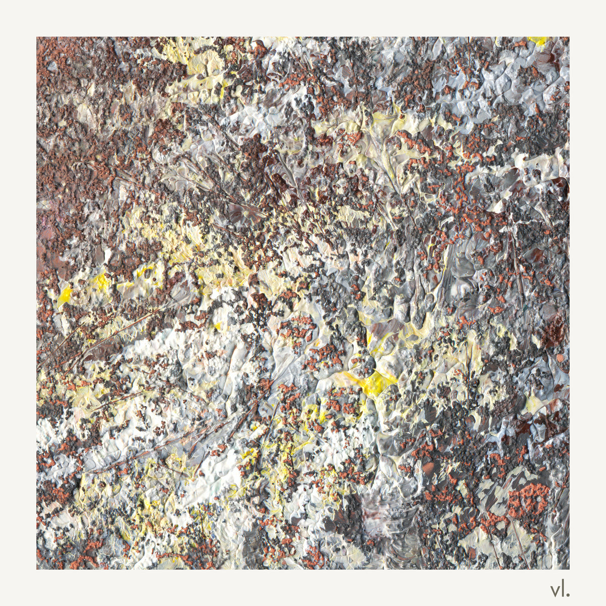 Detail of Winter Grove by Yingzhi Chen, showing the brushwork