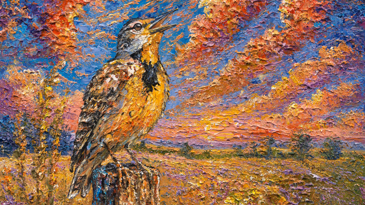 Wings Series: original paintings of birds