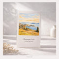Okanagan Lake at Knox Mountain | Art Window Postcard