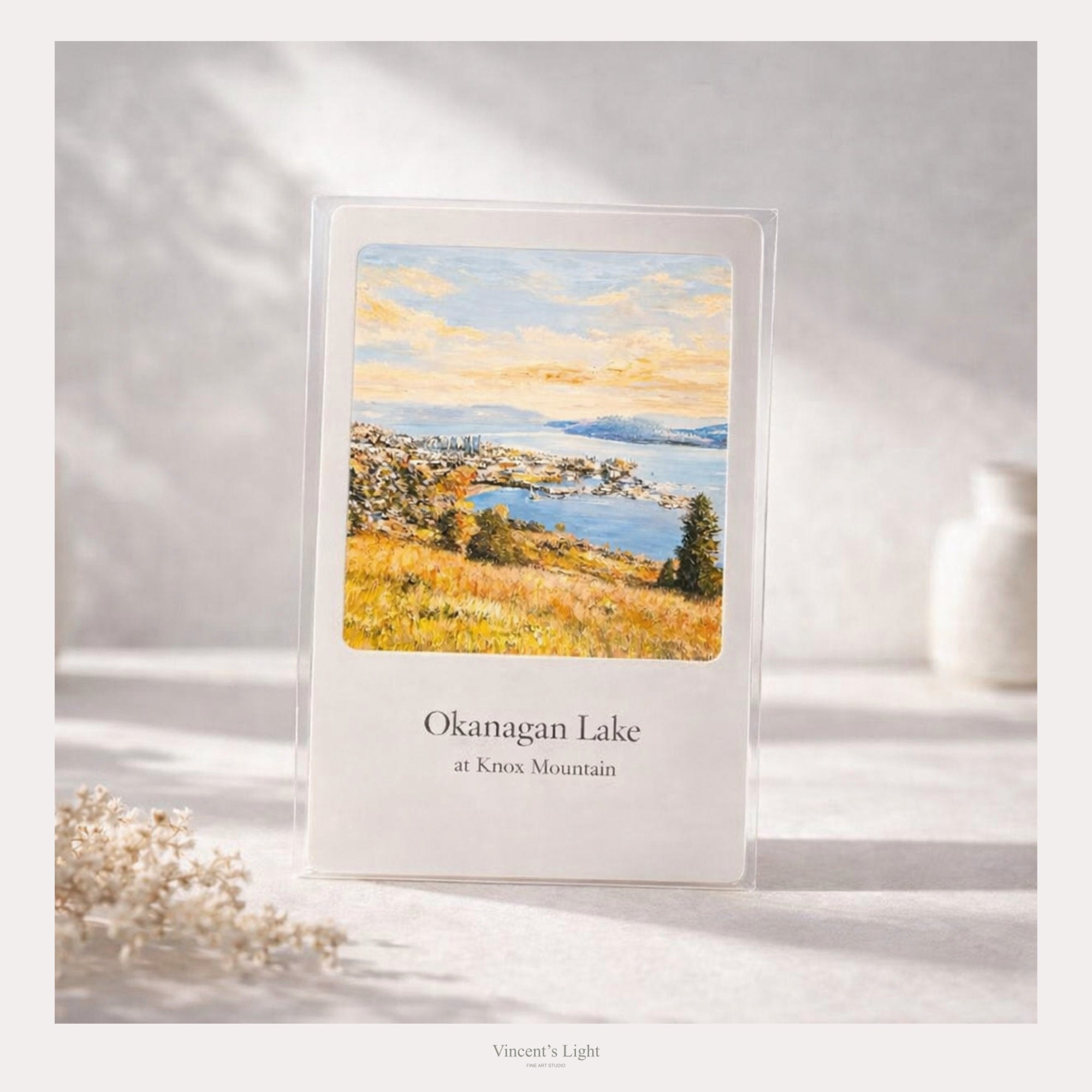 Lac Okanagan à Knox Mountain | Carte Postale Fenêtre d'Art