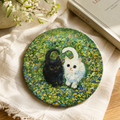Little Hearts in the Meadow | 8-inch Art Plate