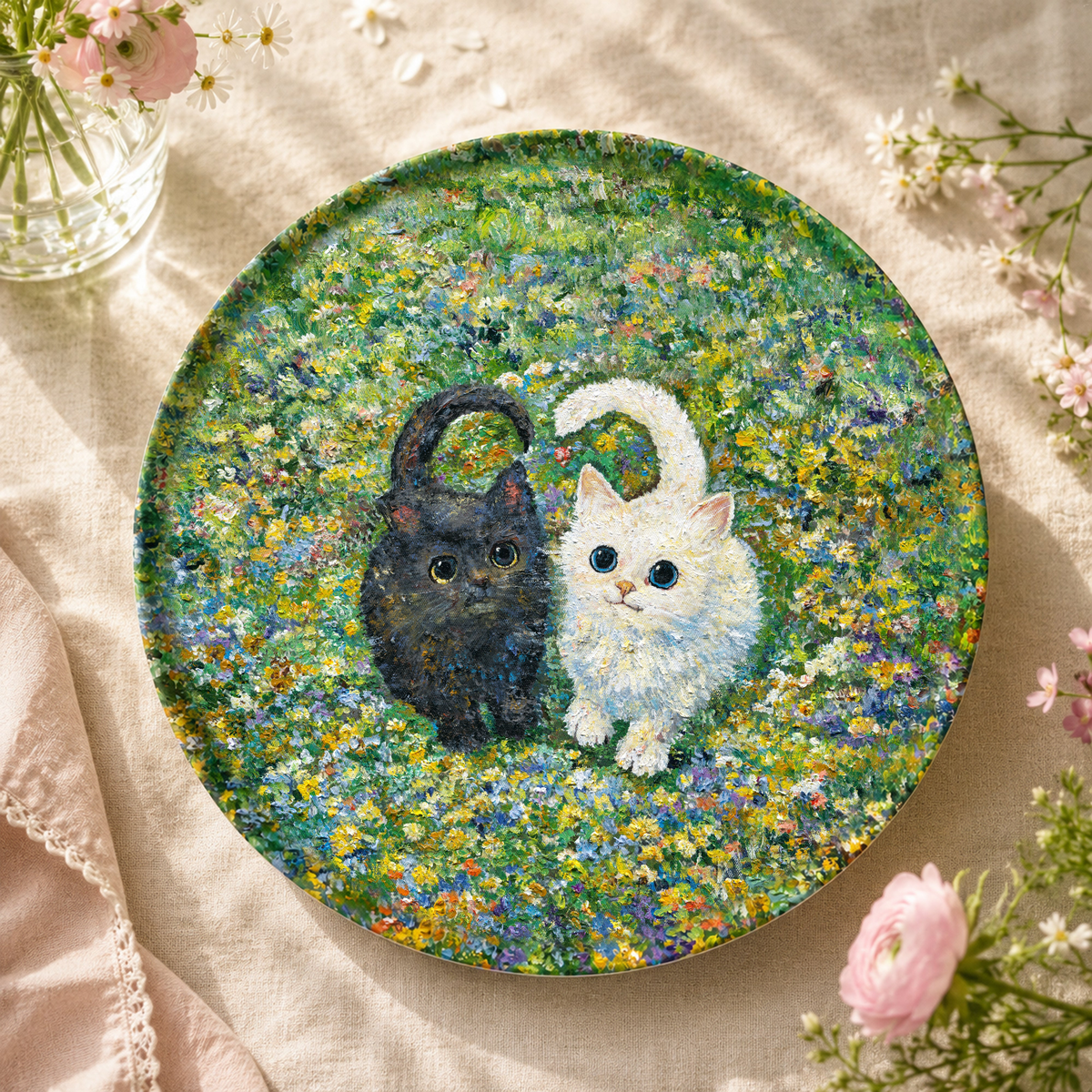 Little Hearts Hero — 8-inch art plate