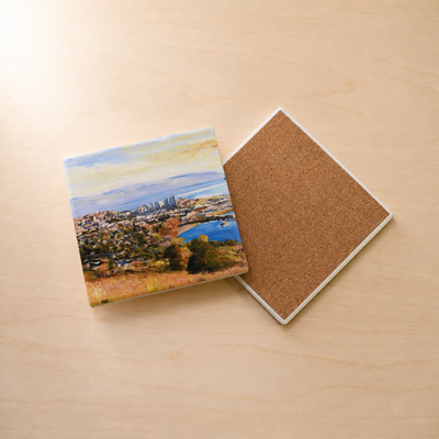 Okanagan Lake at Knox Mountain | Coasters | Set of Two
