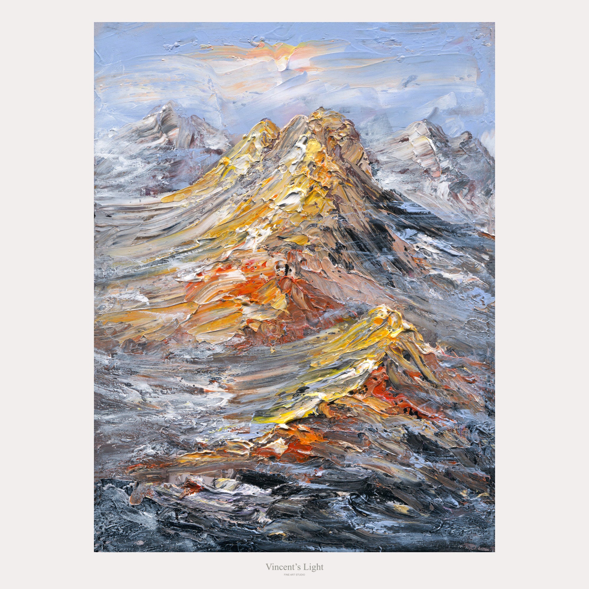 Crête montante