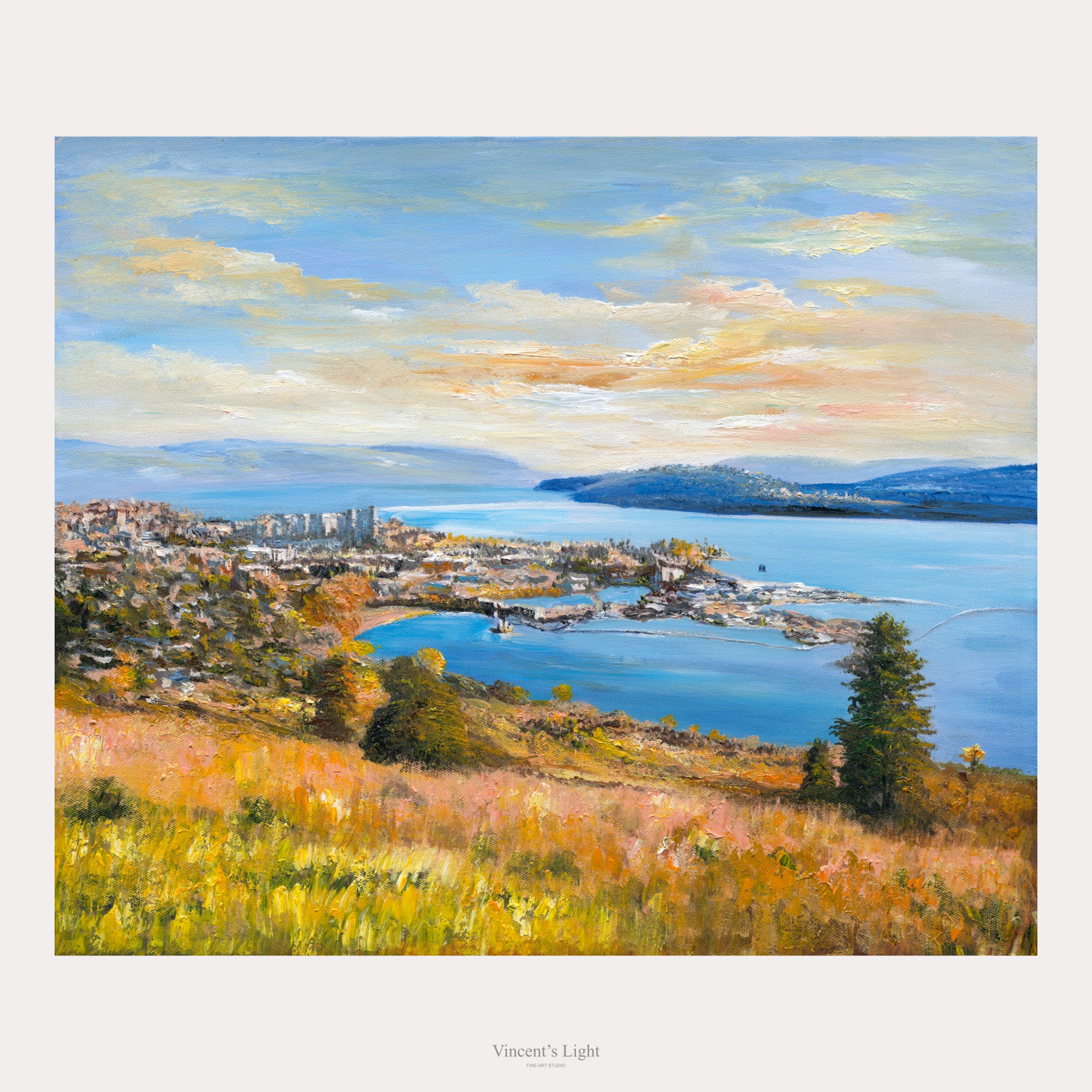 Okanagan Lake at Knox Mountain | Magnet