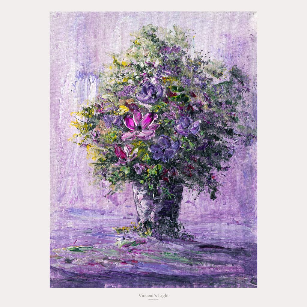 Purple Bouquet | Giclée Print