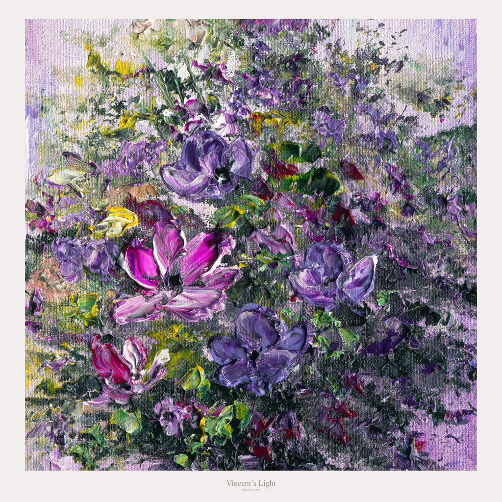 Purple Bouquet | Giclée Print