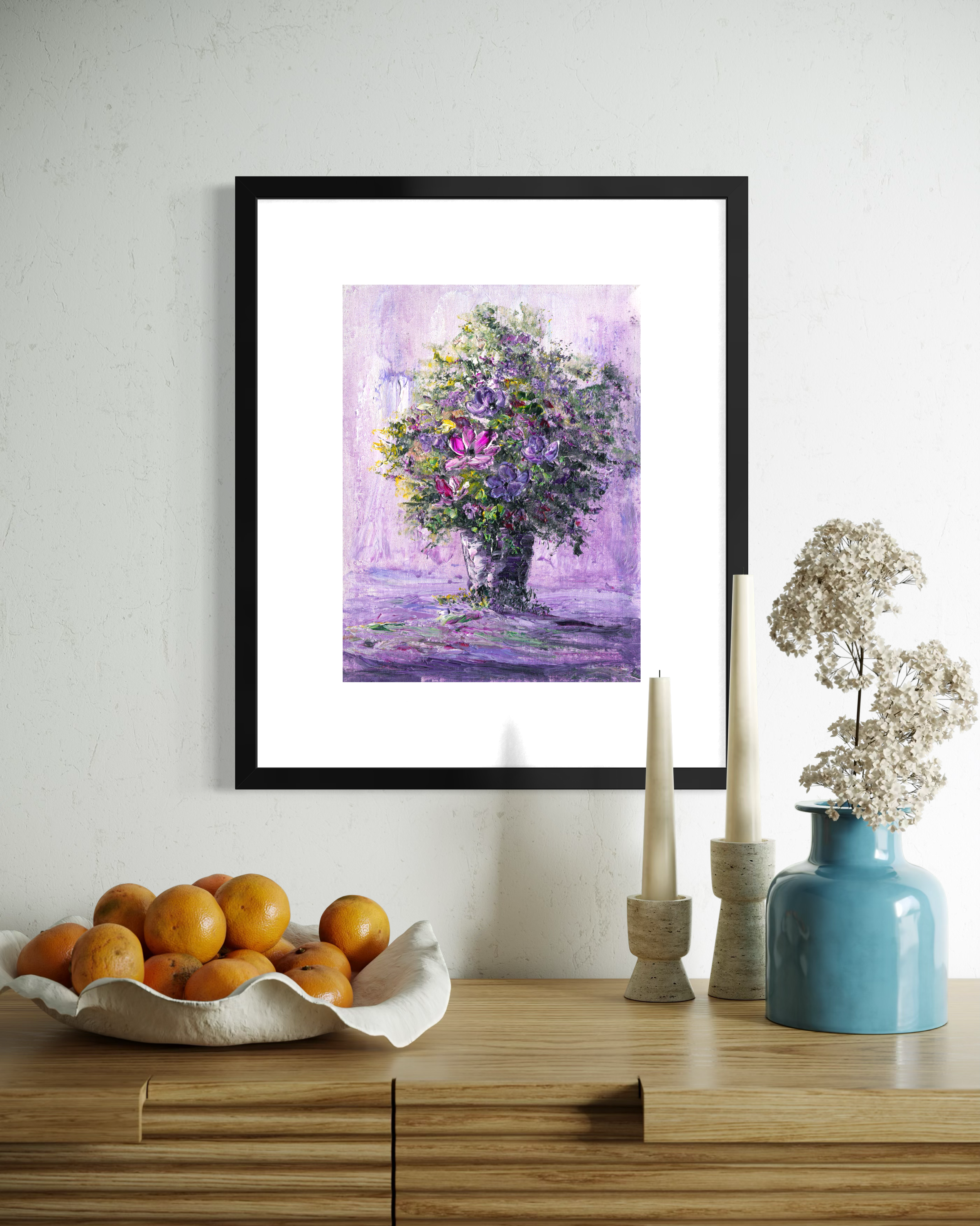 Purple Bouquet | Giclée Print