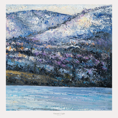 Le lac Okanagan à l'aube de l'hiver