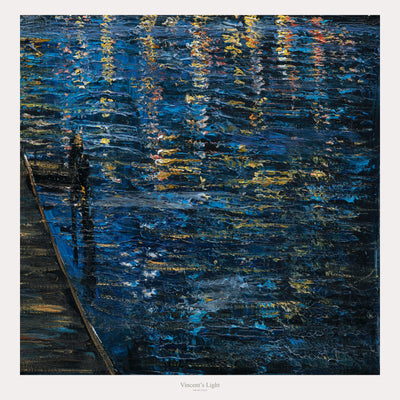 Le lac Okanagan au clair de lune