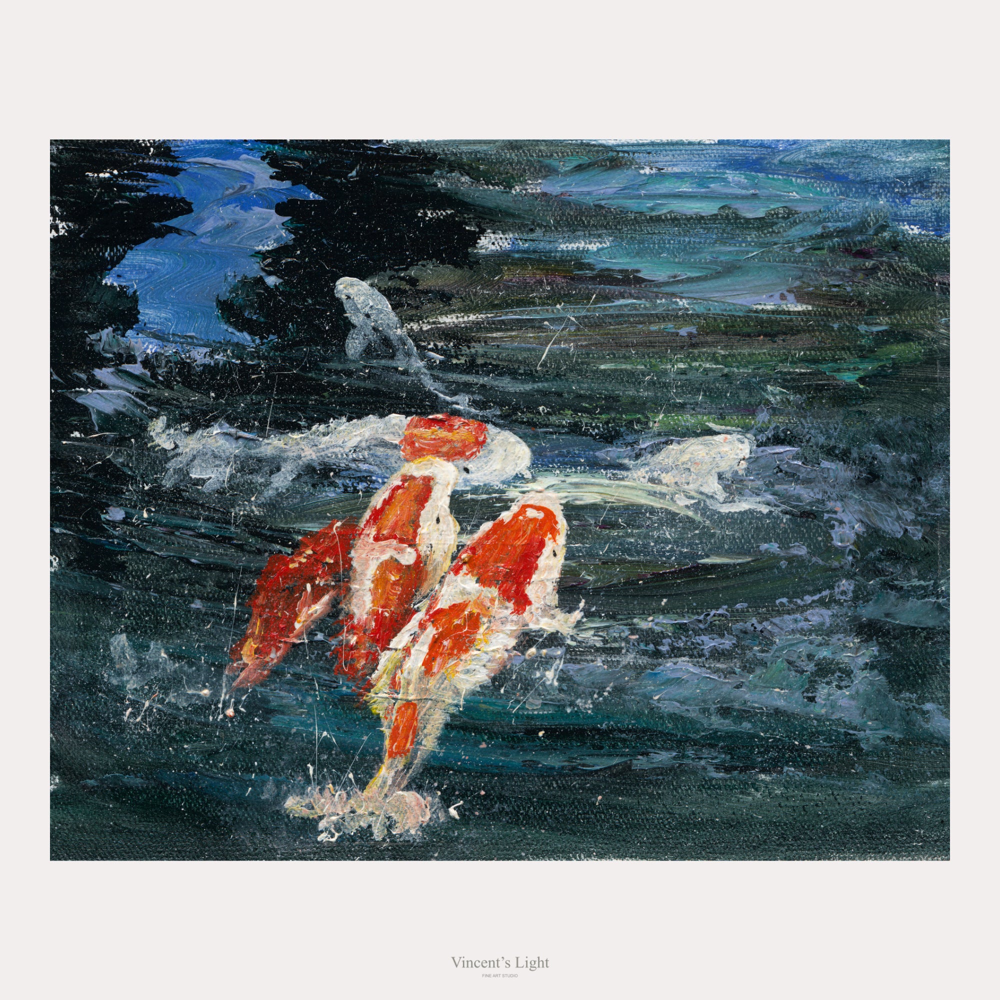 Koi in Motion | Greeting Cards