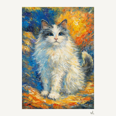 Bunbun by Zhongda Huang, original painting, full view