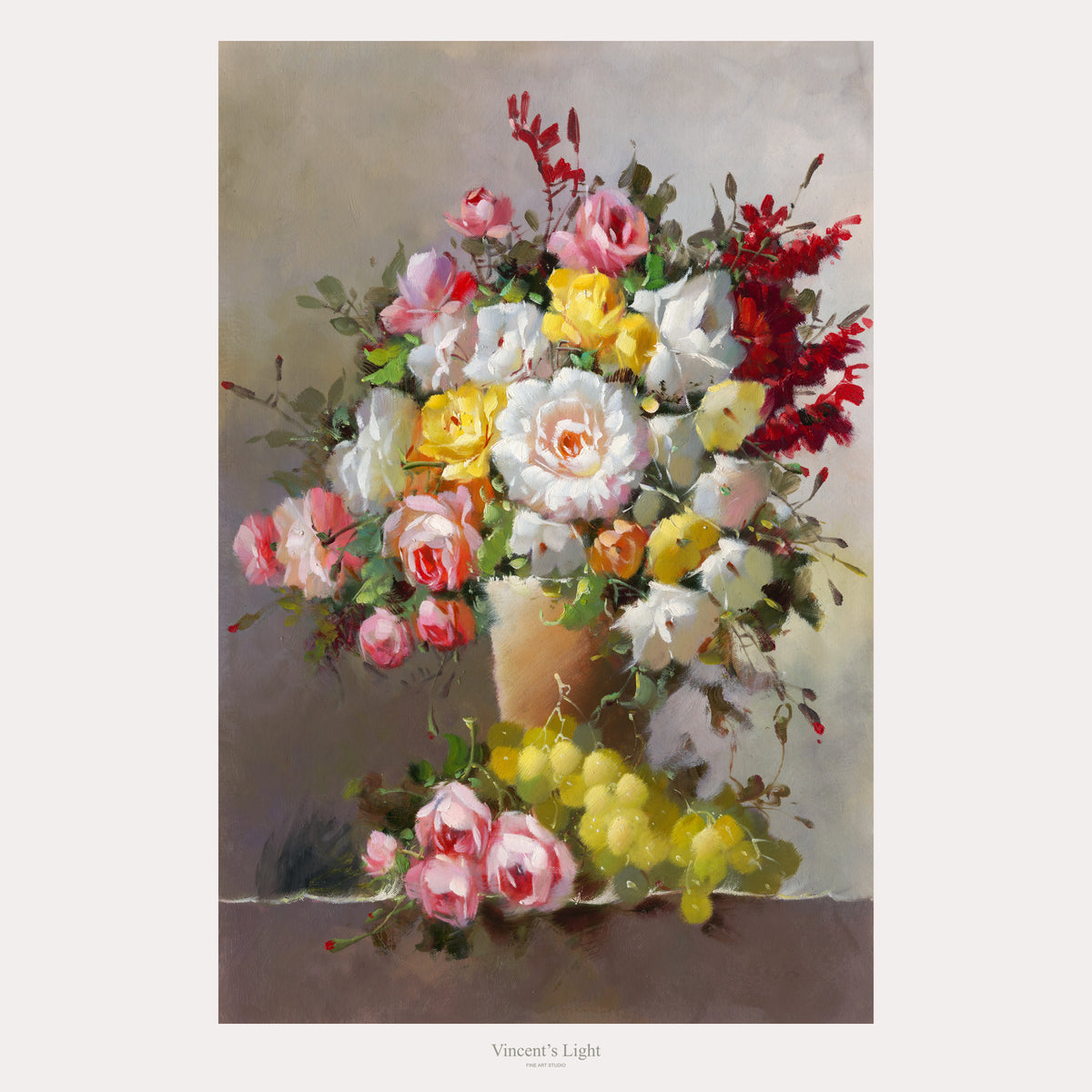 Gathered Grace II by Yingzhi Chen — complete original oil painting