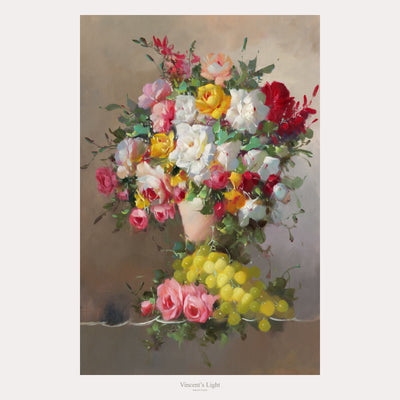 Gathered Grace III by Yingzhi Chen — complete original oil painting