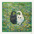 Petits cœurs dans la prairie