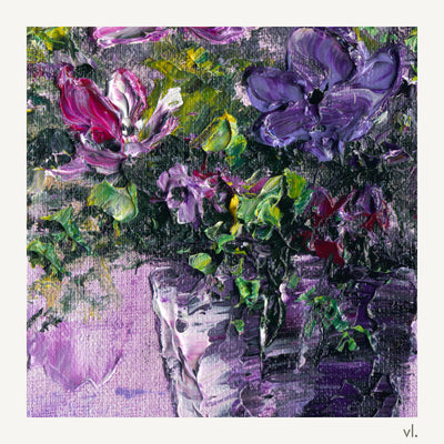 Second detail of Purple Bouquet by Yingzhi Chen