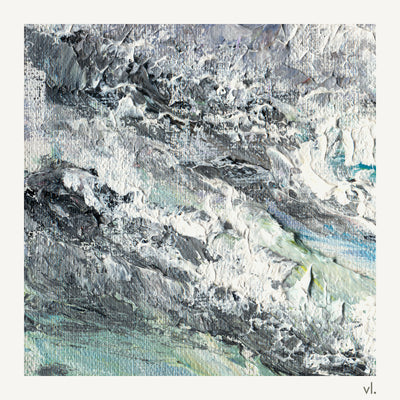 Detail of Soft Break by Yingzhi Chen, showing the brushwork