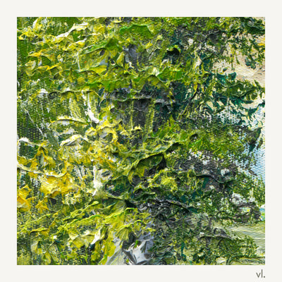 Detail of Water Between Trees by Yingzhi Chen, showing the brushwork