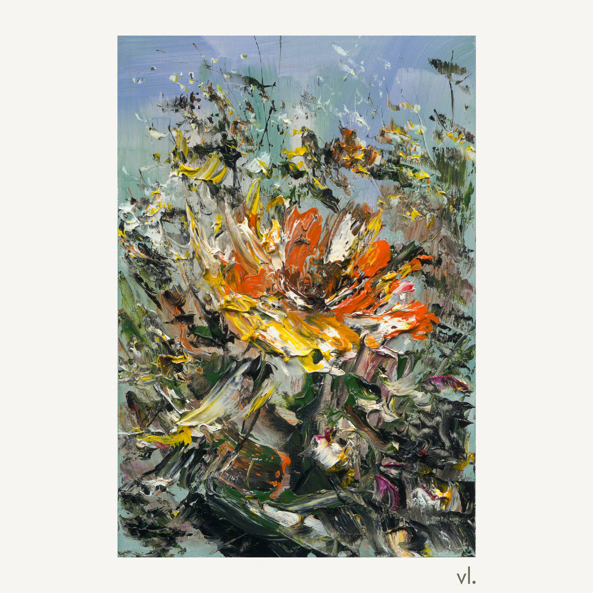 Wild Bloom by Yingzhi Chen, original painting, full view