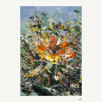 Wild Bloom by Yingzhi Chen, original painting, full view